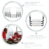 Set of 3 LAV Elegan Whisky Glasses Water Juice Cocktail Tumblers 315ML Clear - Image 3