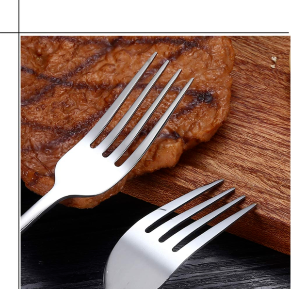 12x UYSAL New Stainless Steel Cutlery Dining Table Forks Pastry Dinner Forks - Image 4