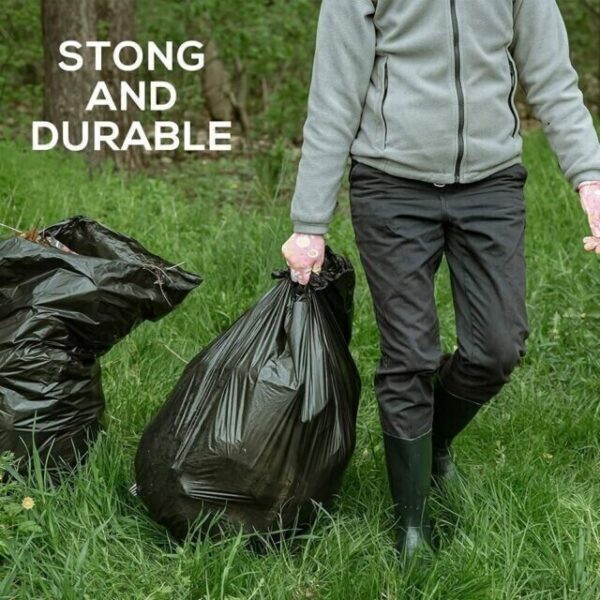 NorPack Rubbish Bin Bags Refuse Sacks Heavy Duty Waste Liners Extra Strong 90Ltr - Image 7