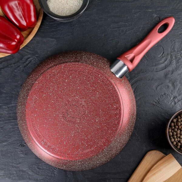 Papilla Non-Stick Granite Coating Cooking Set Casserole & Maxi Fry Pan Set of 7 - Image 5